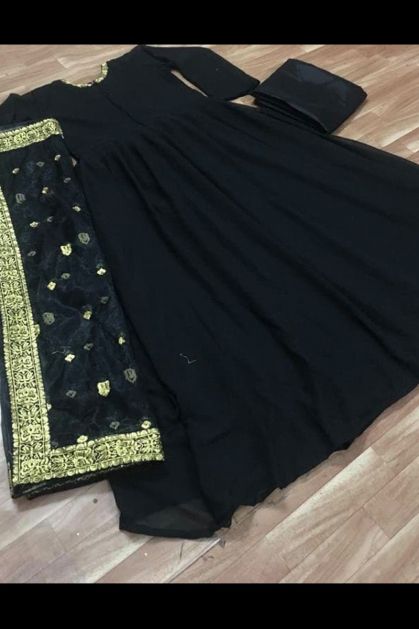 Gothic Dress Black Maxi Dress Fit & Flare Medieval Dress - Etsy | Black  long sleeve dress, Black gown long, Long sleeve black maxi dress
