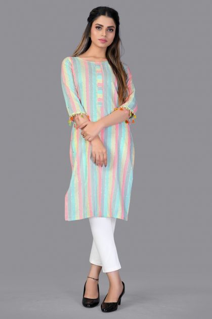 ARADHNA KURTI | FASHION RAINBOW VOL 3 | LOW RANGE COTTON EMBROIDERY KURTI |  Fashion, Western dresses, Simple kurti designs