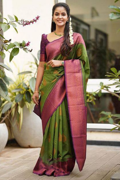 Multicolor Mysore Art Silk Contrast Tassels Pallu Saree at Best Price in  Surat | Rekha Maniyar Fashions