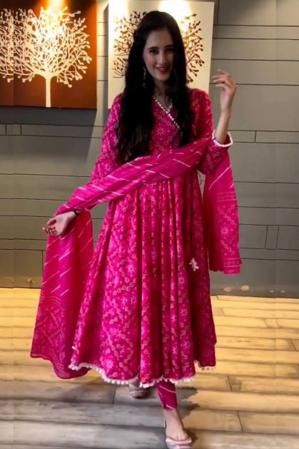 Women's Bandhani Print Ethnic Dress – UrbanWardrobe