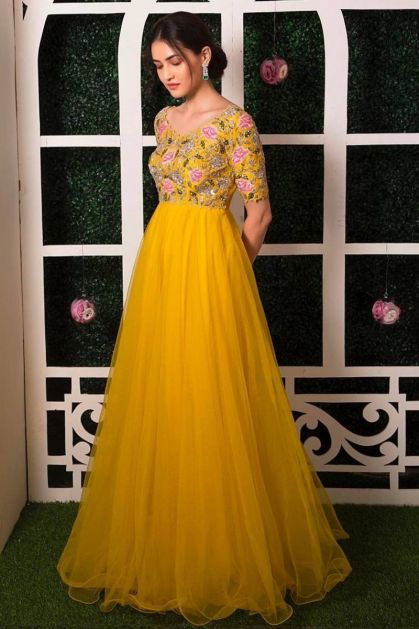 Gorgeous Designer Anarkali Gown With Double Border Lace, Anarkali Gown,  Long Anarkali Dress, Long Anarkali Gown With Dupatta, लॉन्ग अनारकली गाउन -  Prathmesh Enterprises, Mumbai | ID: 26134838173